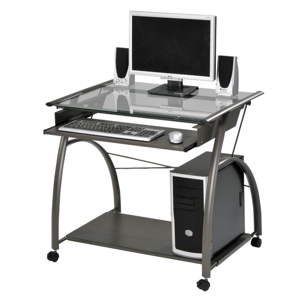 ACME Vincent - Computer Desk - Dark Gray - 32" | Meri Furniture