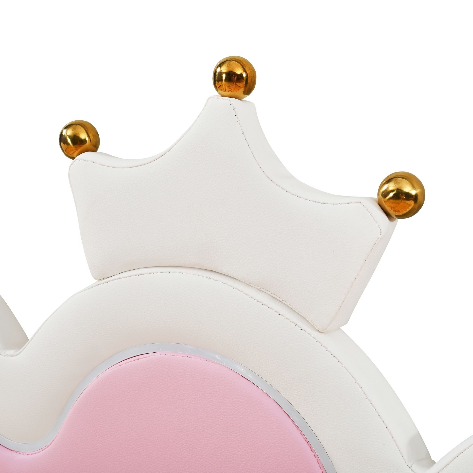 Extending Daybed With LED Lights, Modern Upholstered Princess Daybed With Crown Headboard