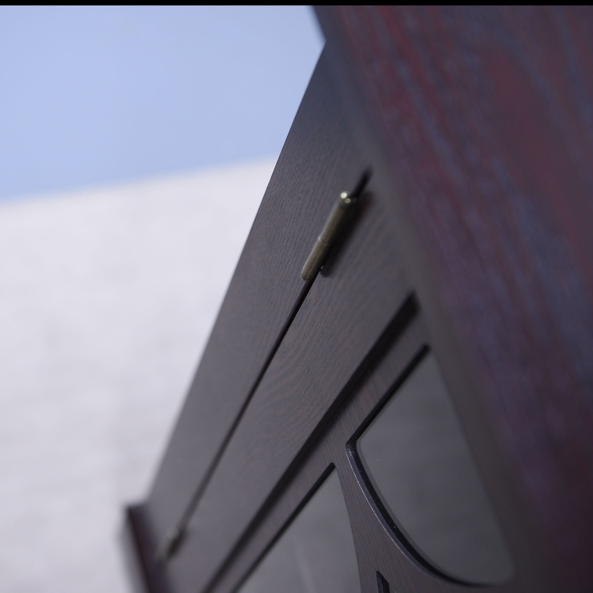 Spacious Sideboard With 3 Doors - Ox Blood Red