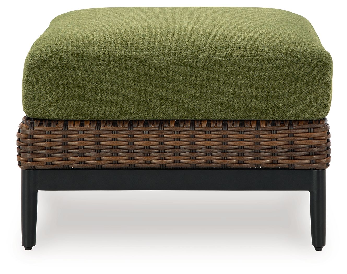 Signature Design by Ashley® Horizon Hall - Brown / Green - Ottoman With Cushion | Meri Furniture