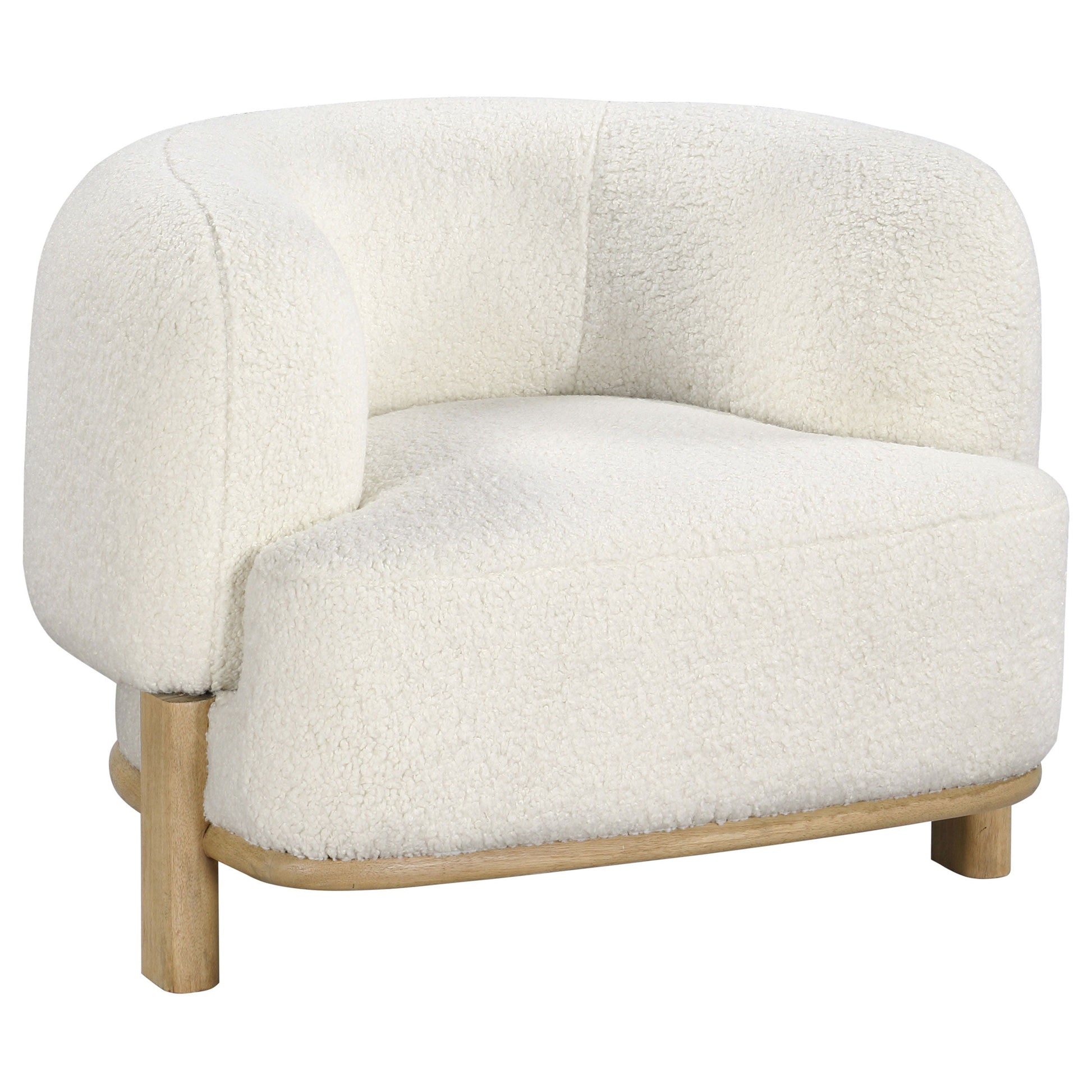 Coaster Fine Furniture Lawler - Upholstered Barrel Back Accent Chair | Meri Furniture