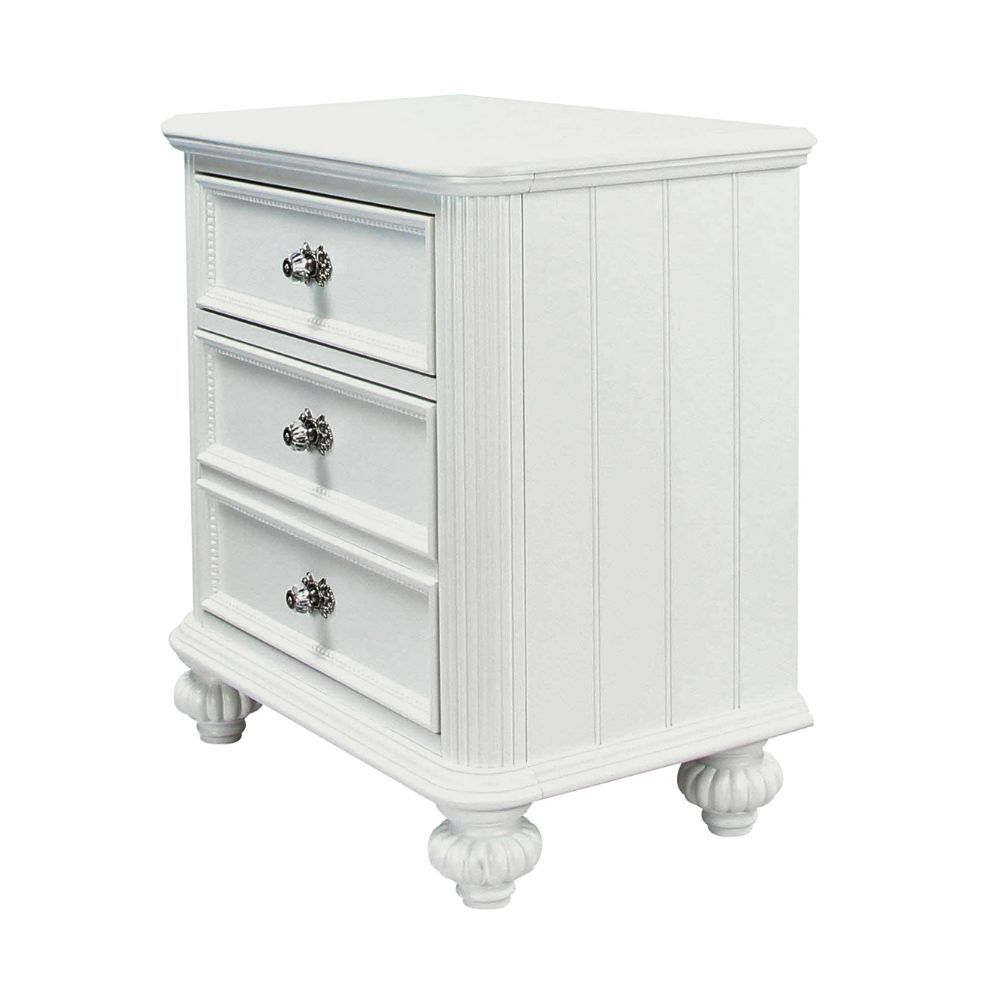 ACME Athena - Nightstand - White | Meri Furniture