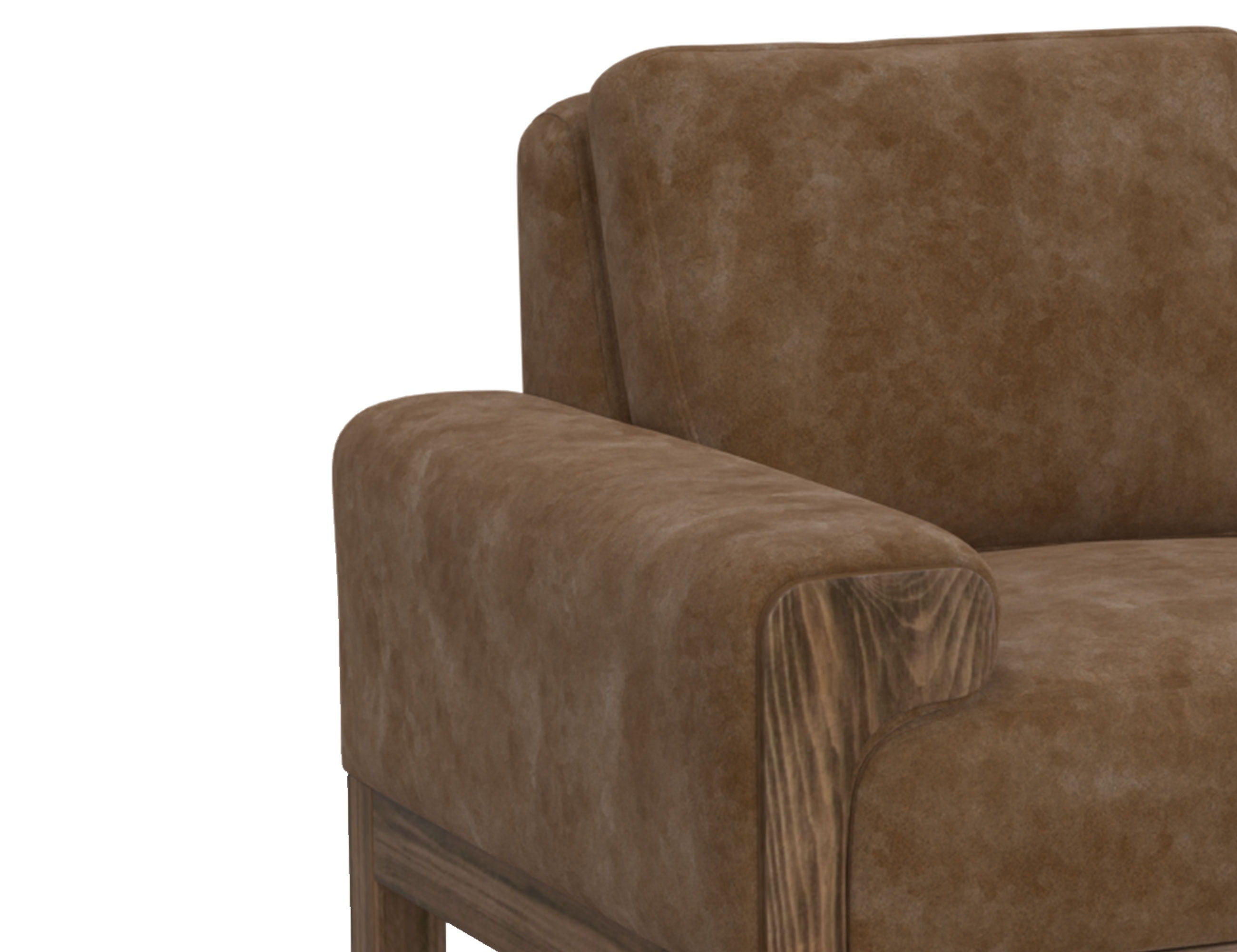 International Furniture Direct Sedona - Armchair - Dark Brown | Meri Furniture