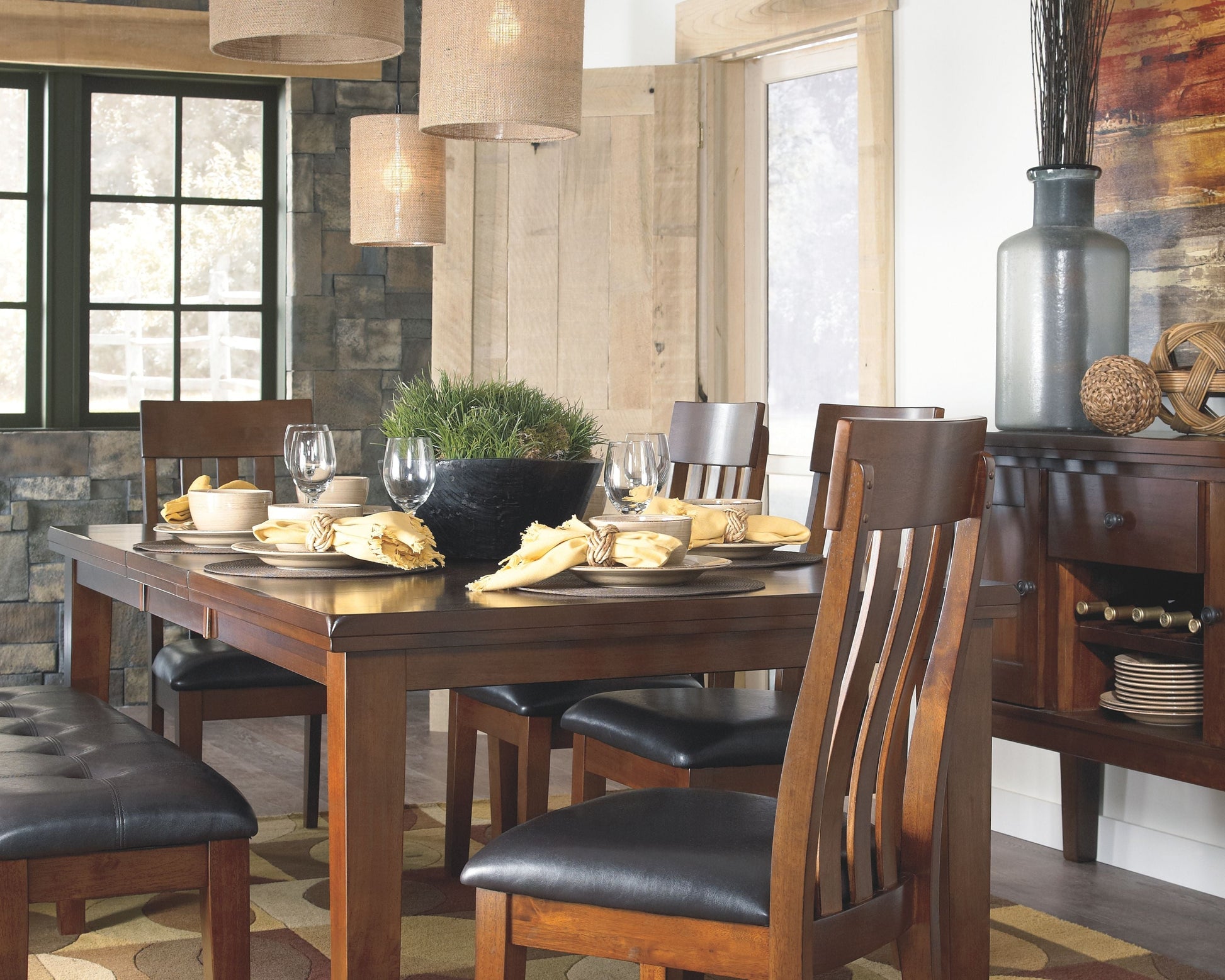 Signature Design by Ashley® Ralene - Dining Room Set | Meri Furniture