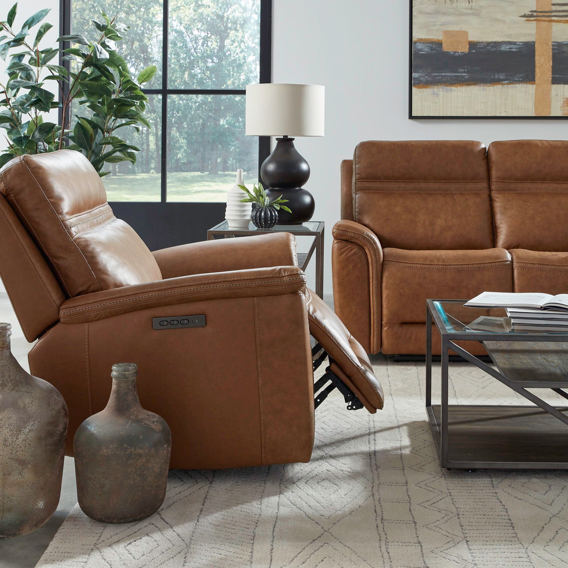 Liberty Furniture Cooper - Swivel Glider Recliner P3 | Meri Furniture