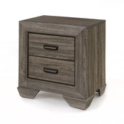 ACME Lyndon - Nightstand - Weathered Gray Grain | Meri Furniture
