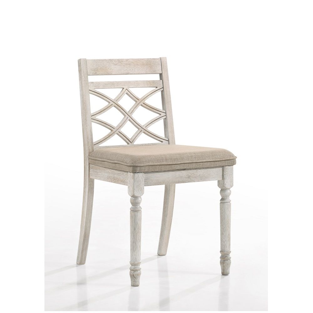 ACME Cillin - Side Chair (Set of 2) - Beige | Meri Furniture