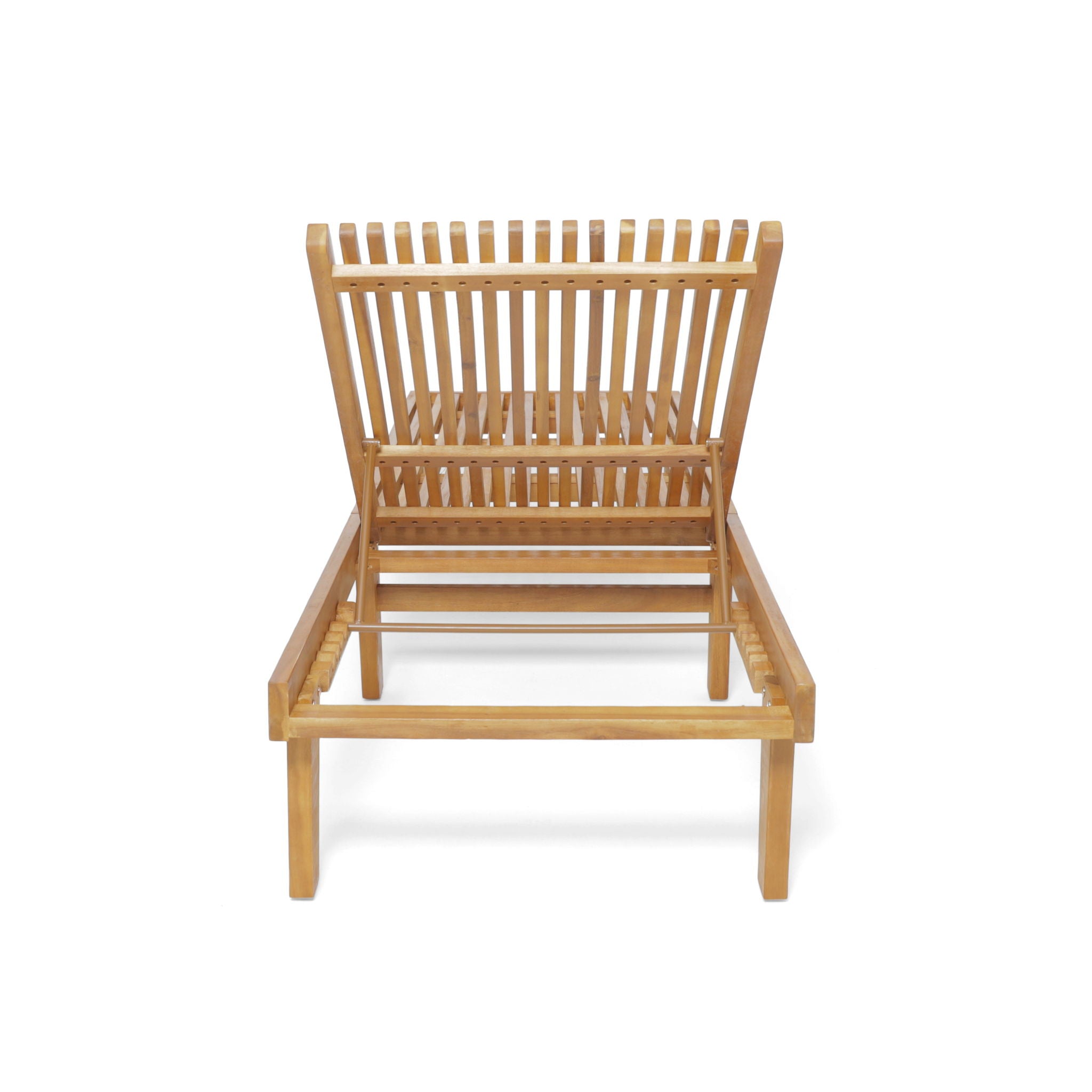 Nadine - Stylish Chaise Lounge Chair - Teak