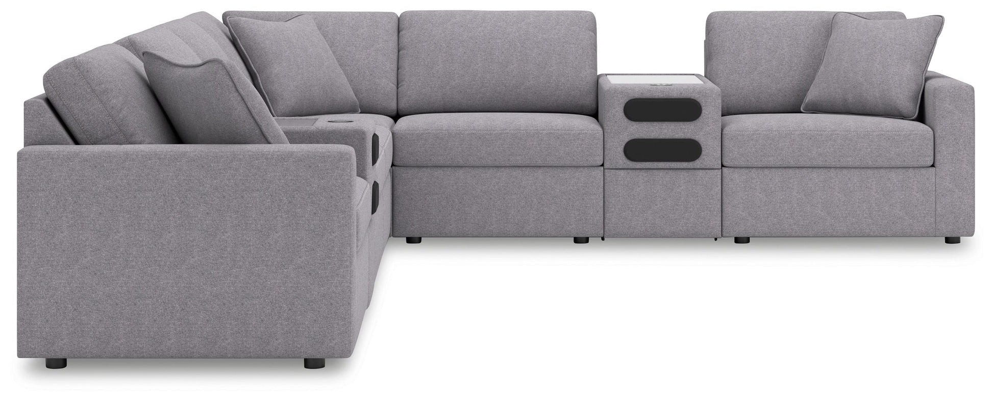 Signature Design by Ashley® Modmax - Granite - Sectional | Meri Furniture