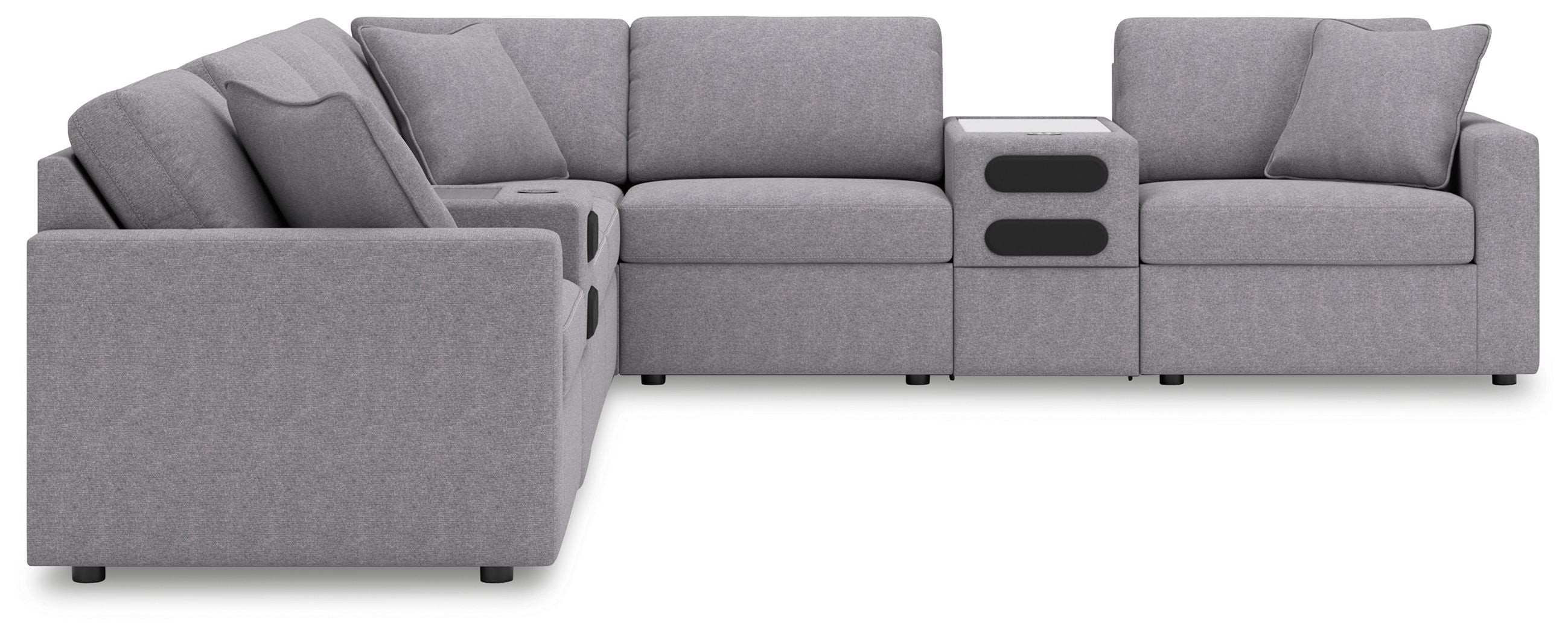 Signature Design by Ashley® Modmax - Granite - Sectional | Meri Furniture