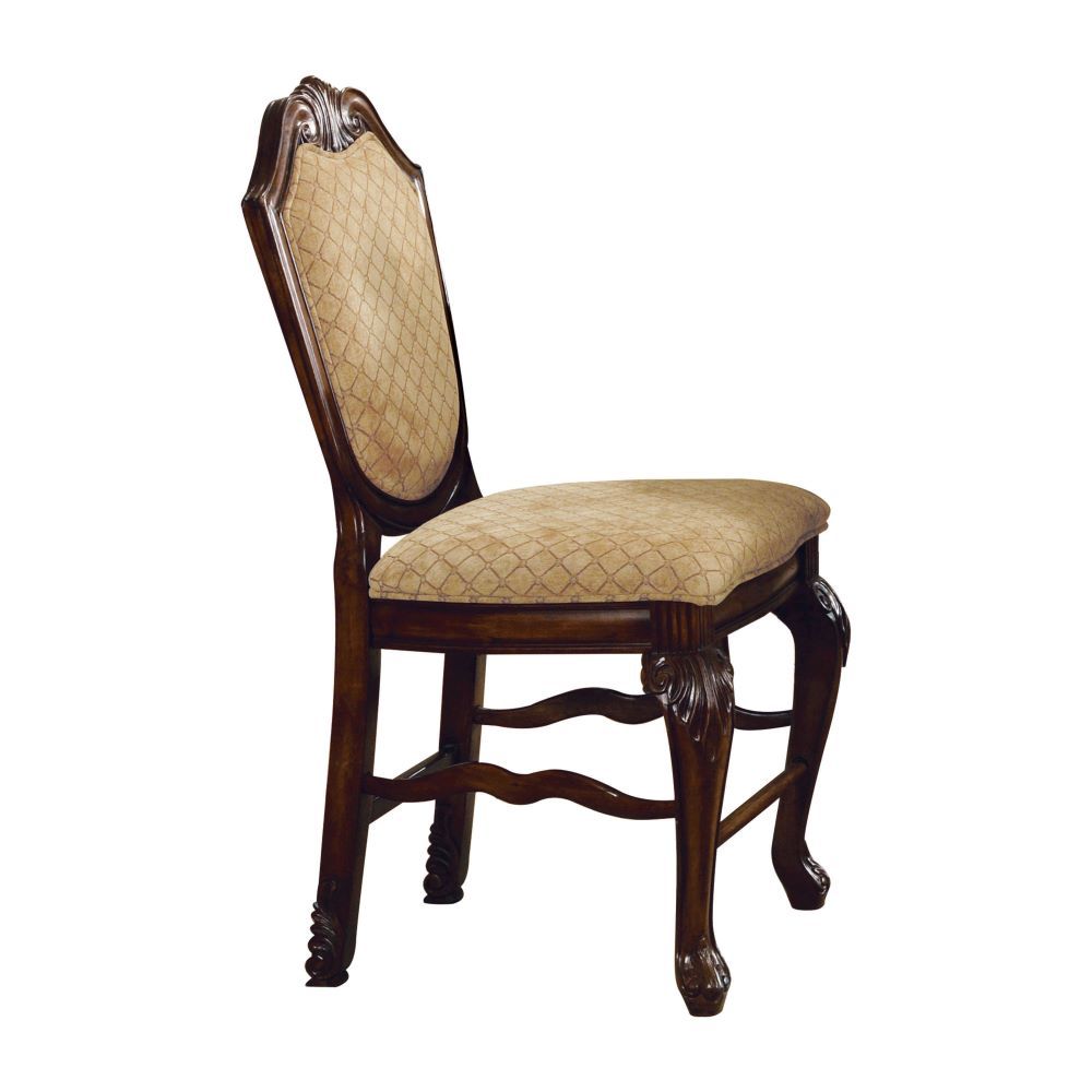 ACME Chateau De Ville - Counter Height Chair (Set of 2) - Espresso | Meri Furniture
