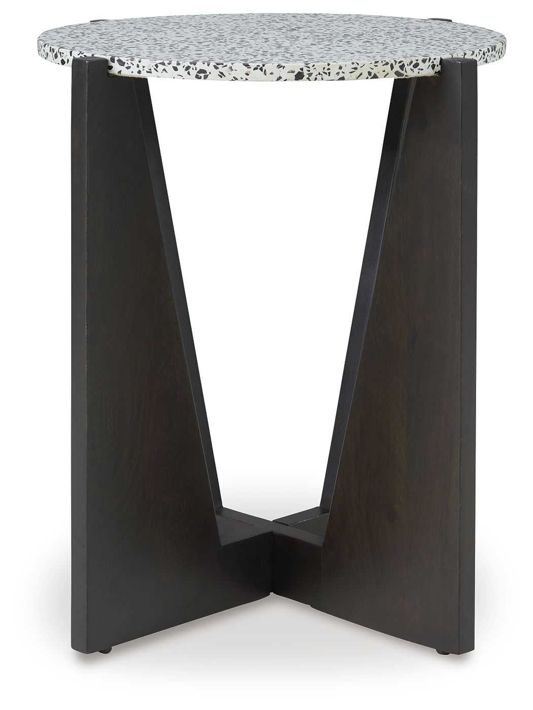 Signature Design by Ashley® Tellrich - Black / White - Accent Table | Meri Furniture