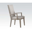 ACME Rocky - Chair (Set of 2) - Fabric & Gray Oak | Meri Furniture