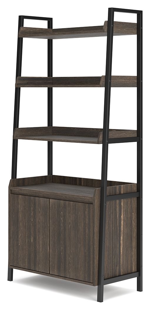 Signature Design by Ashley® Zendex - Dark Brown - Bookcase | Meri Furniture