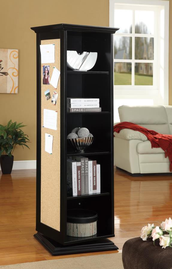 Coaster Fine Furniture Robinsons - Swivel Accent Cabinet With Cork Board | Meri Furniture