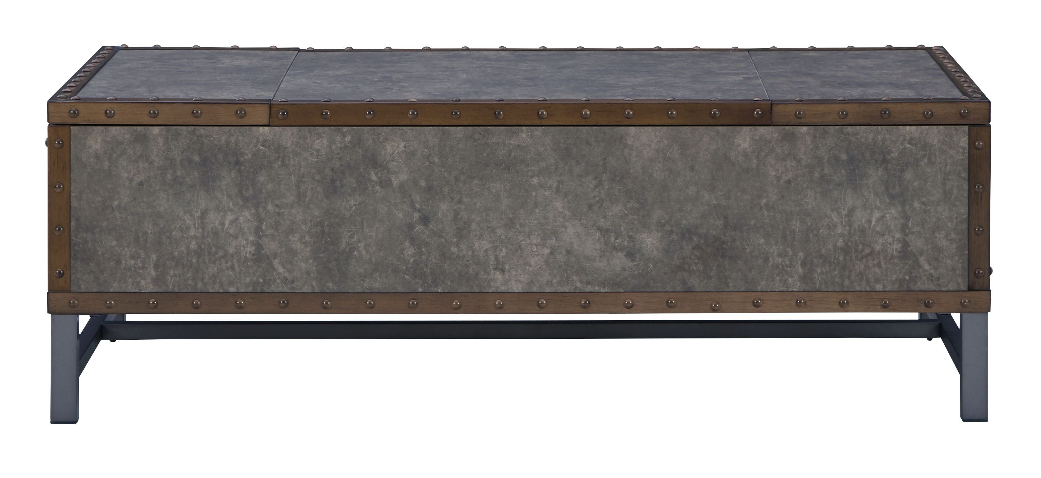 Signature Design by Ashley® Derrylin - Brown - Lift Top Cocktail Table | Meri Furniture