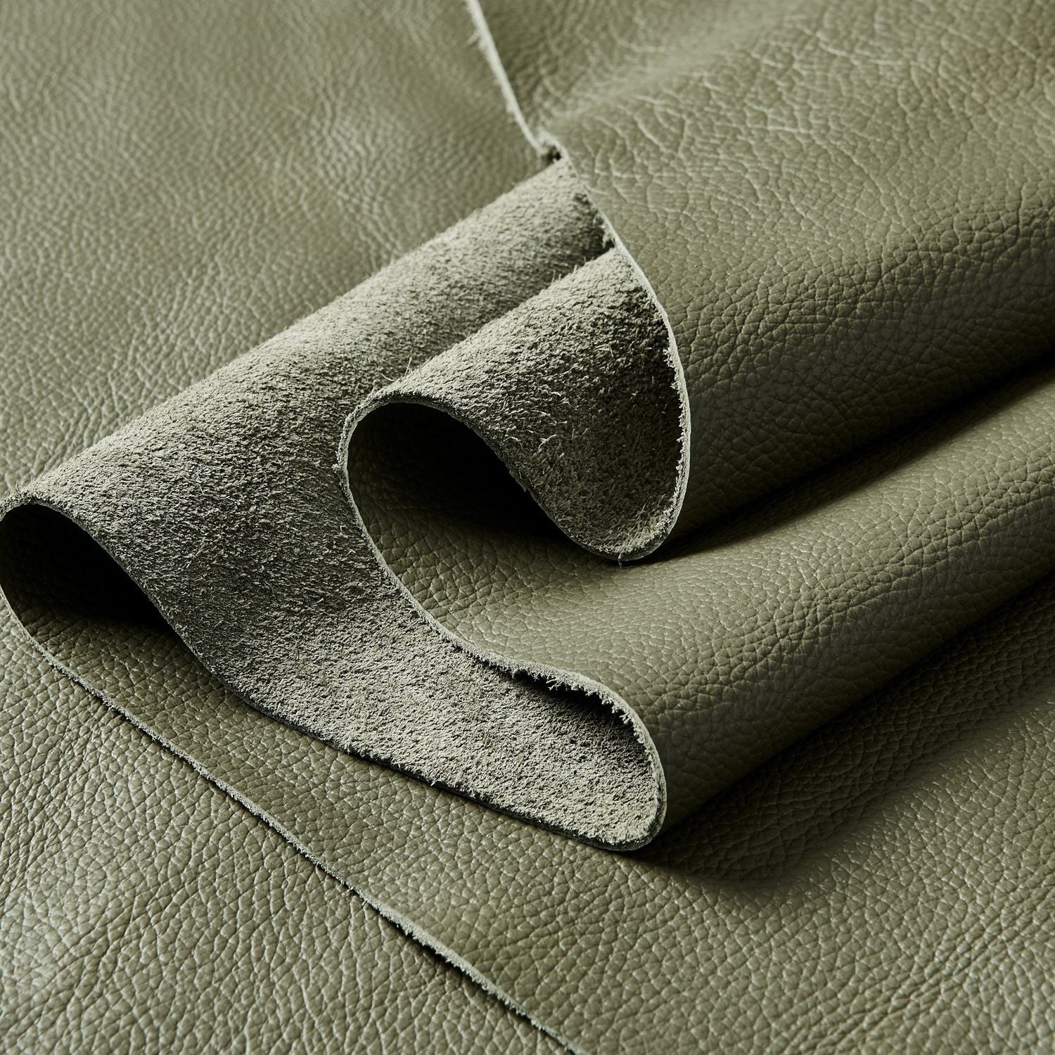 Large - Arm Upholstery Modular Sectional With Custom Configuration - Olive Green