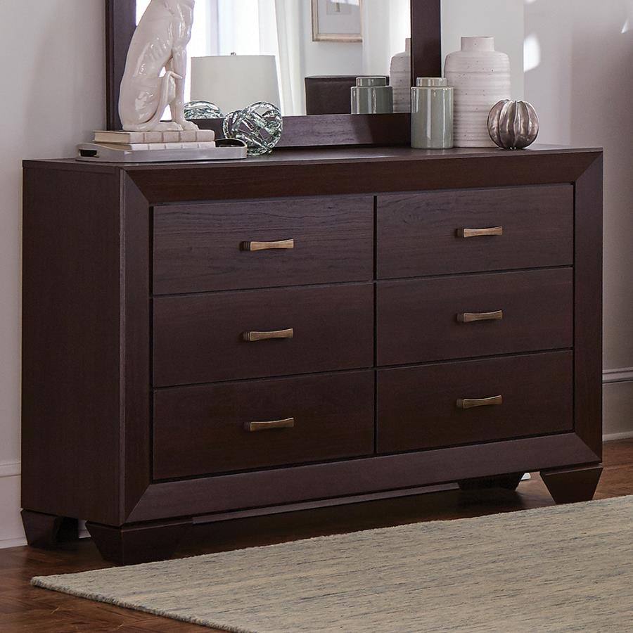 Coaster Fine Furniture Kauffman - 6-Drawer Dresser | Meri Furniture
