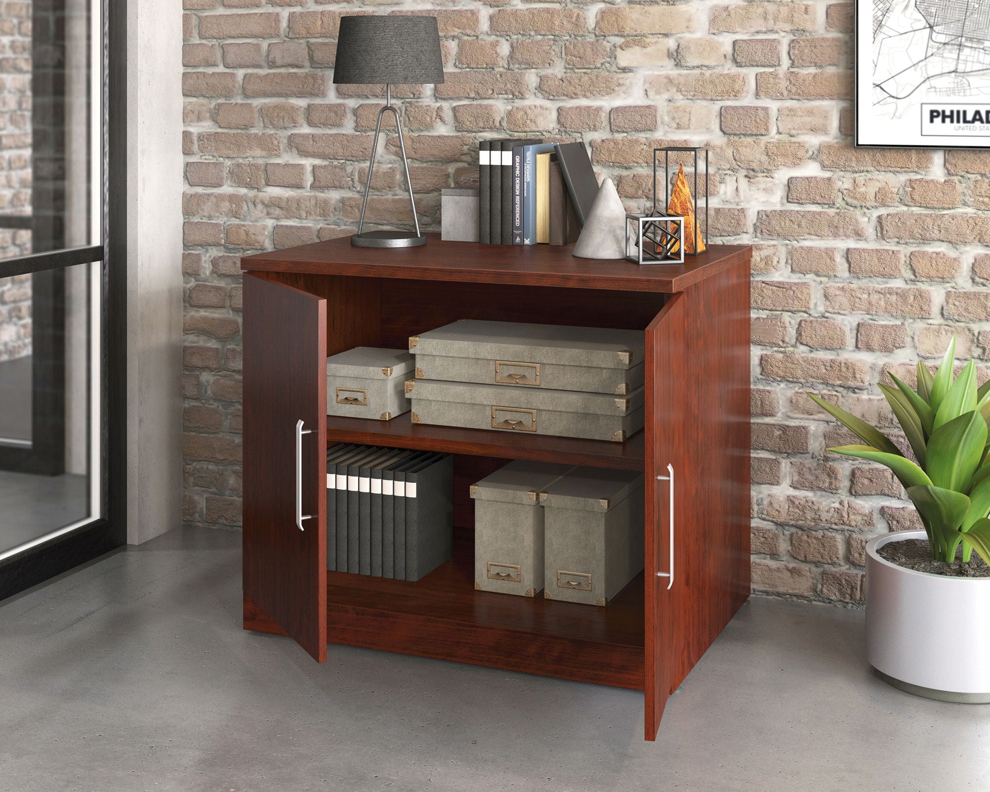 Cherry Commercial Storage Cabinet