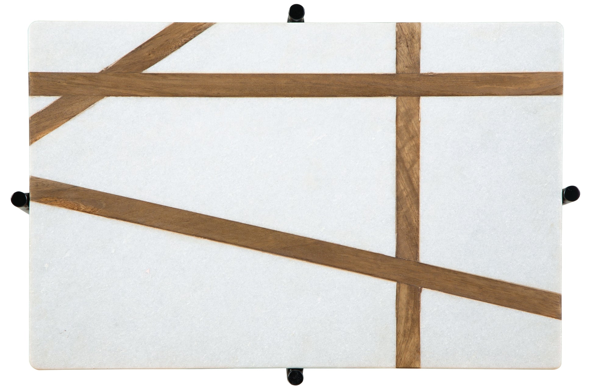 Signature Design by Ashley® Braxmore - White / Light Brown - Accent Table | Meri Furniture