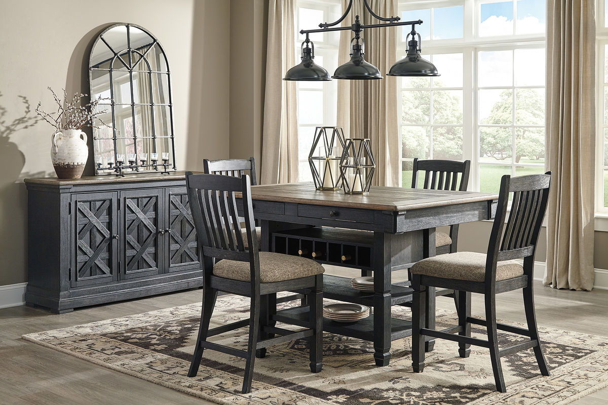 Signature Design by Ashley® Tyler Creek - Counter Height Table Set | Meri Furniture