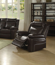 ACME Corra - Recliner - Espresso PU | Meri Furniture