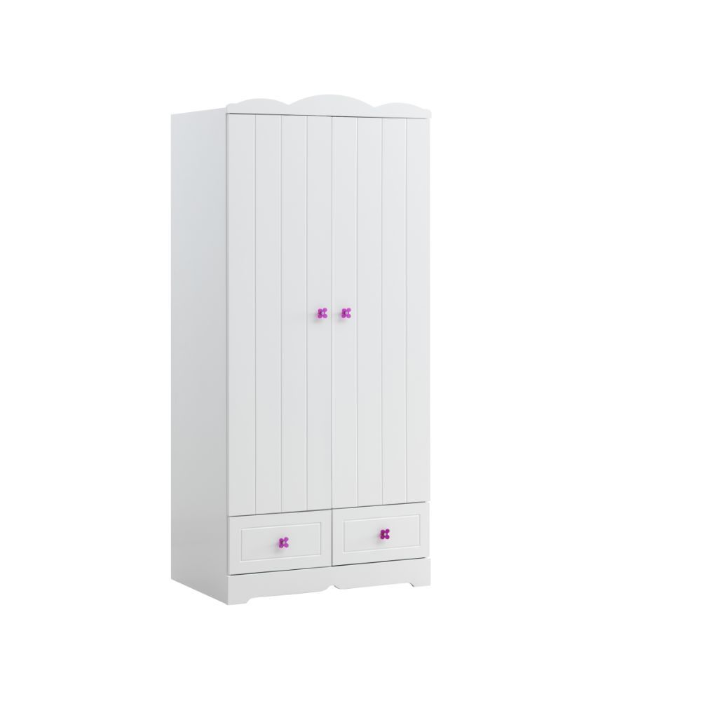 ACME Meyer - Wardrobe - White | Meri Furniture