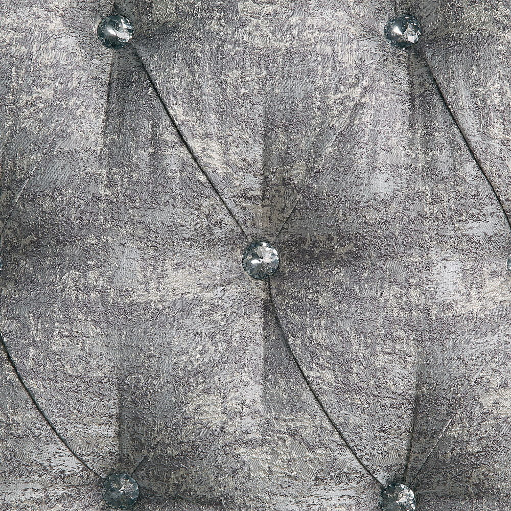 Miliani - Loveseat With 3 Pillows - Fabric & Antique Bronze