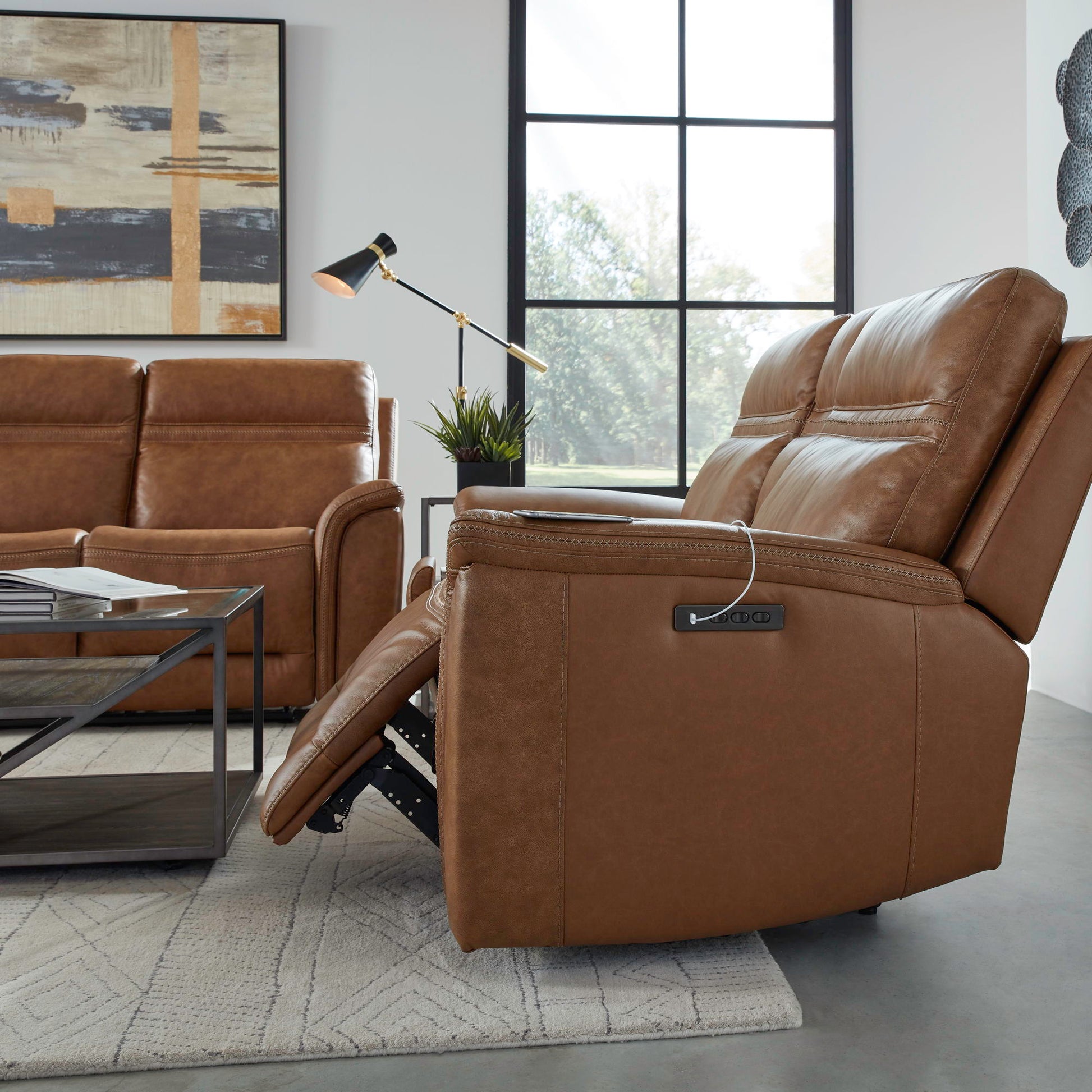 Liberty Furniture Cooper - Loveseat With Console P3 & Zg | Meri Furniture