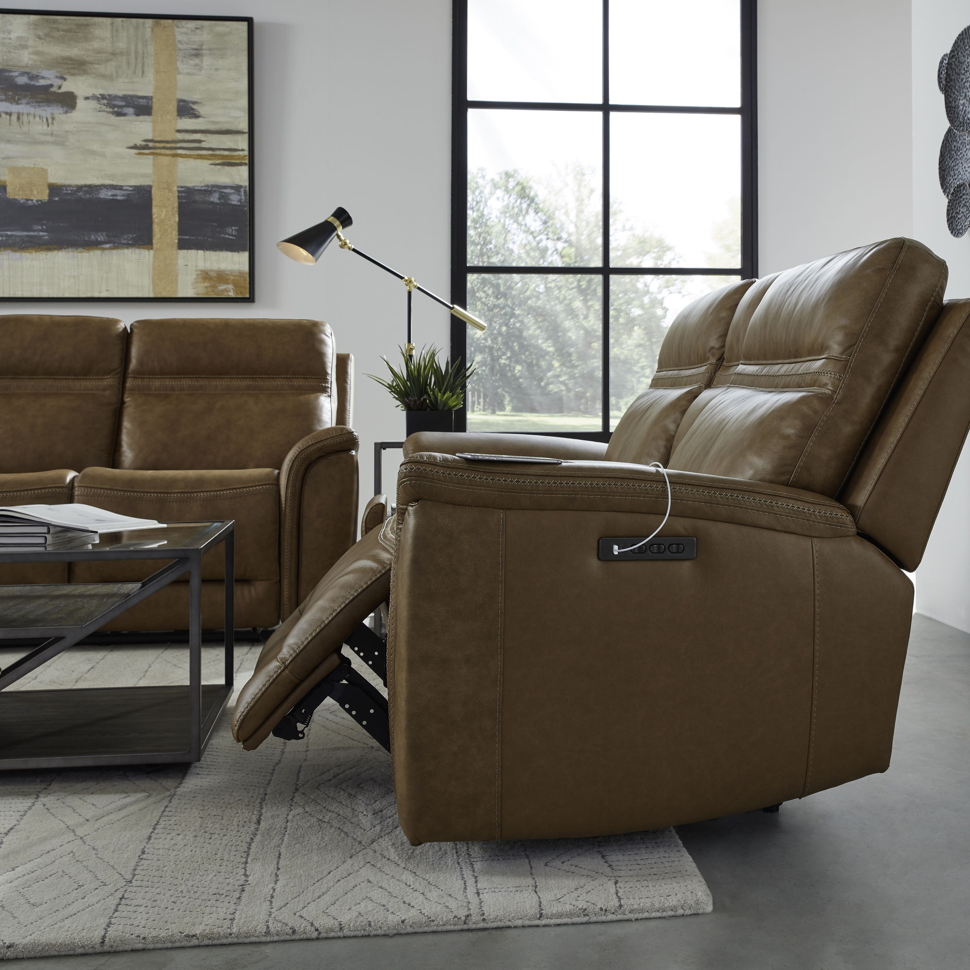 Liberty Furniture Cooper - Loveseat With Console P3 & Zg | Meri Furniture