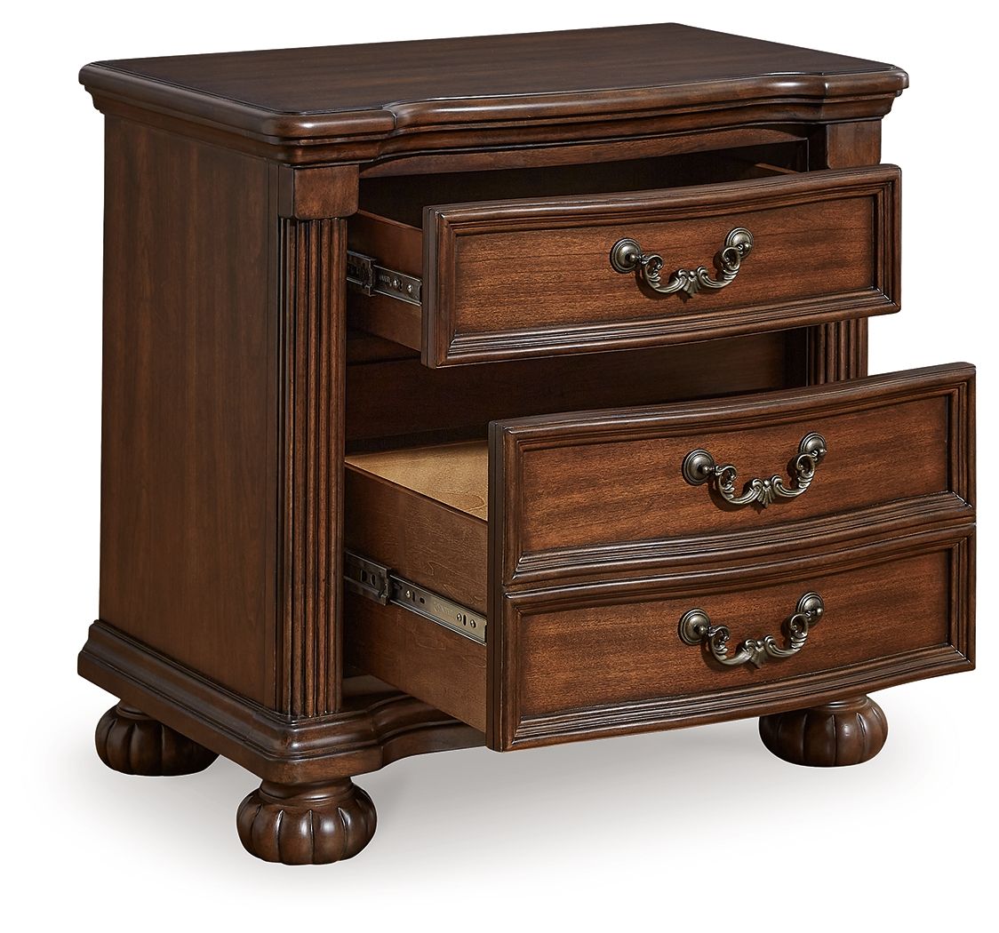Signature Design by Ashley® Lavinton - Brown - Three Drawer Night Stand | Meri Furniture