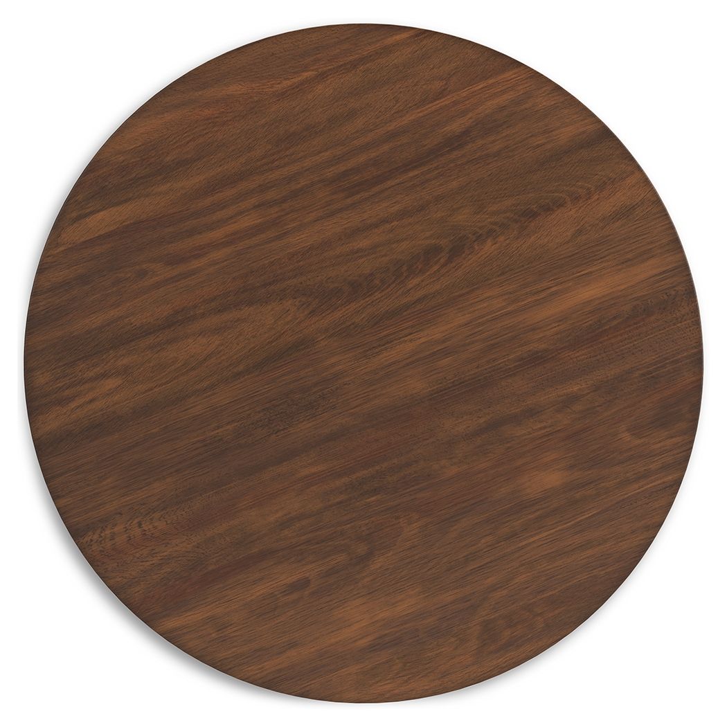 Signature Design by Ashley® Lyncott - Brown - Round Dining Room Counter Table | Meri Furniture