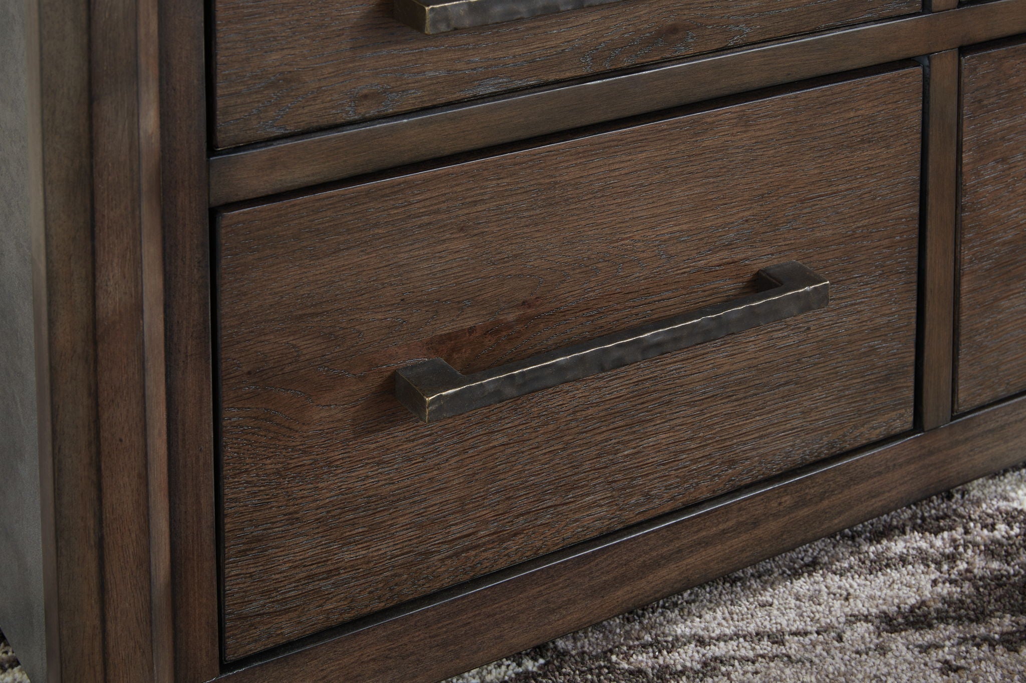 Kallenny - Square Cocktail Table - Brown / Gray