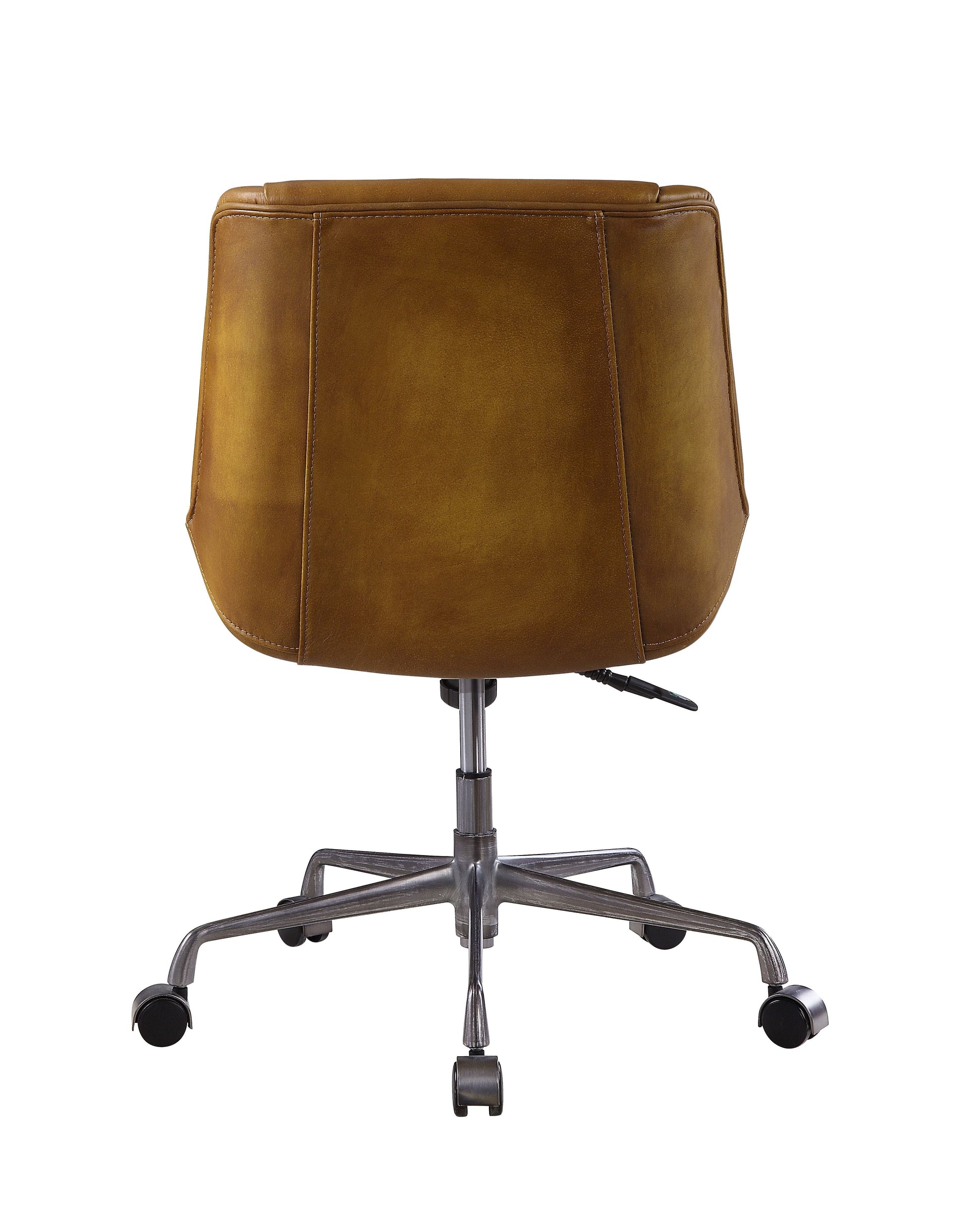 ACME Ambler - Executive Office Chair - Saddle Brown Top Grain Leather | Meri Furniture