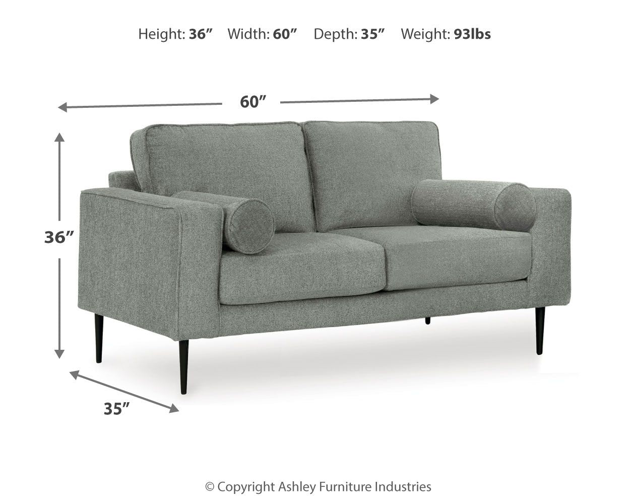 Signature Design by Ashley® Hazela - Loveseat | Meri Furniture