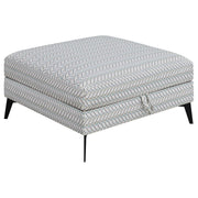 Coaster Fine Furniture Clint - Square Upholstered Tufted Storage Ottoman - Aloe | Meri Furniture
