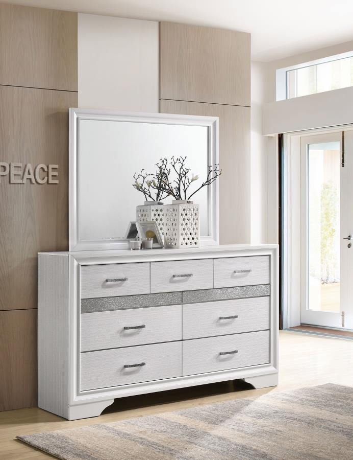 Coaster Fine Furniture Miranda - 7-drawer Dresser With Mirror | Meri Furniture