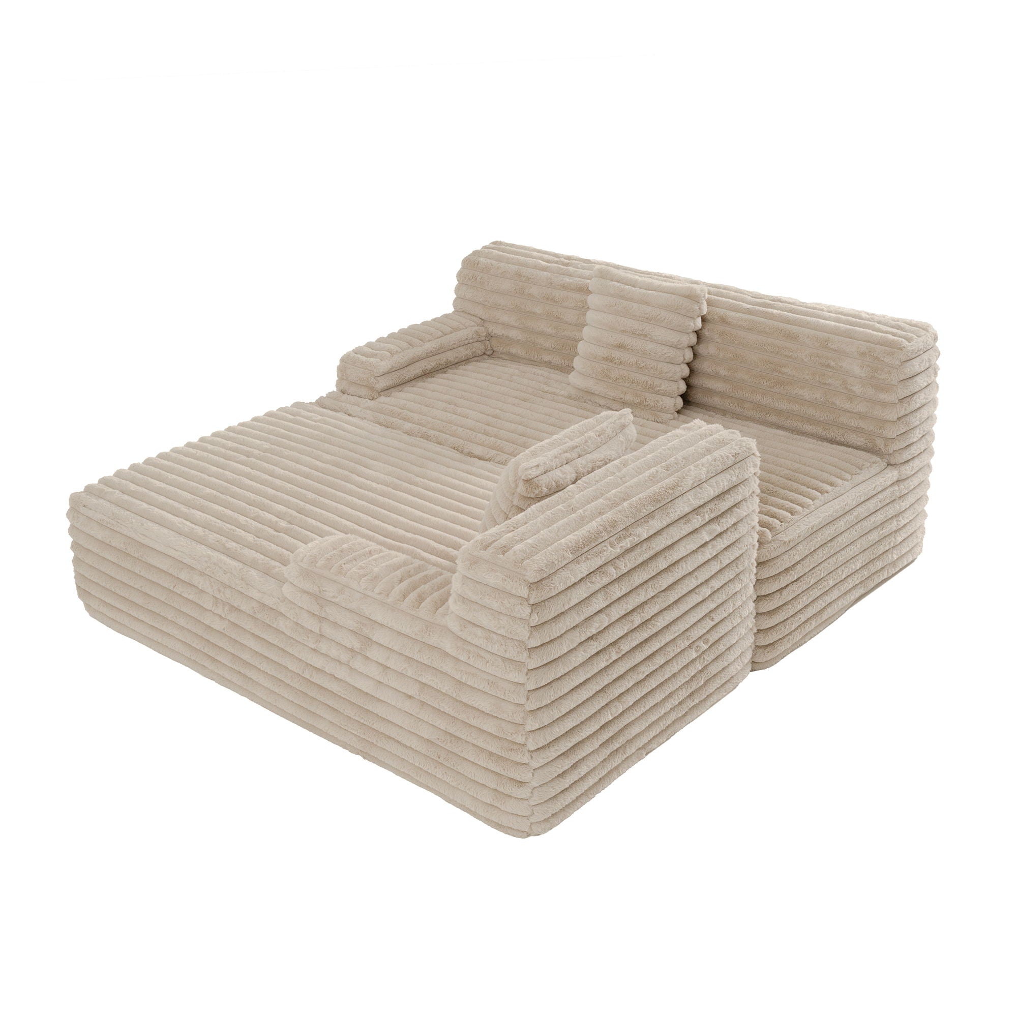 Cloud Sectional Sofa Upholstered Couch Free Combined Sofa