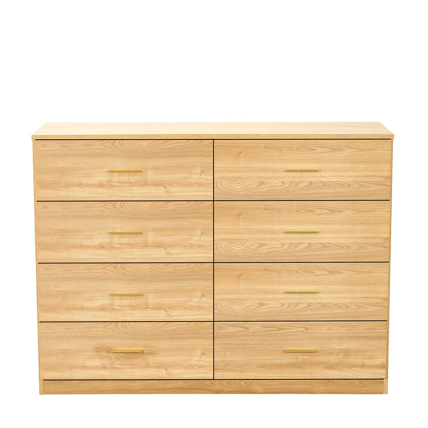 Modern Drawer Dresser For Bedroom, Ample Storage Wide Chest Of Drawers