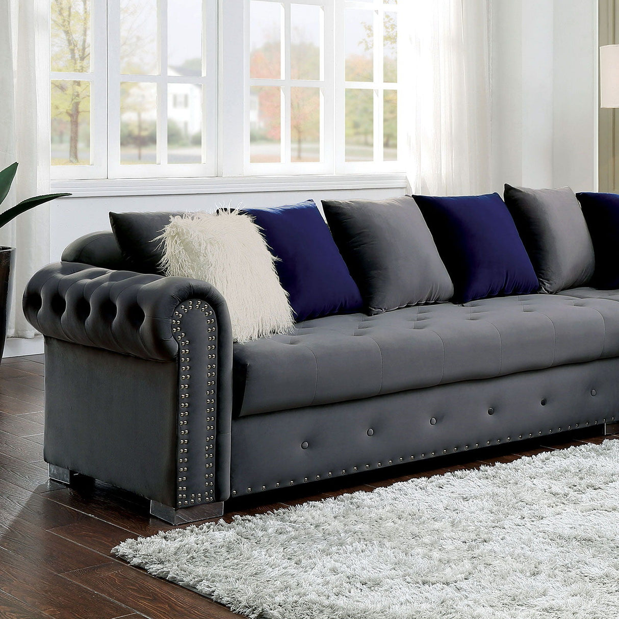 Furniture of America Wilmington - Sectional | Meri Furniture