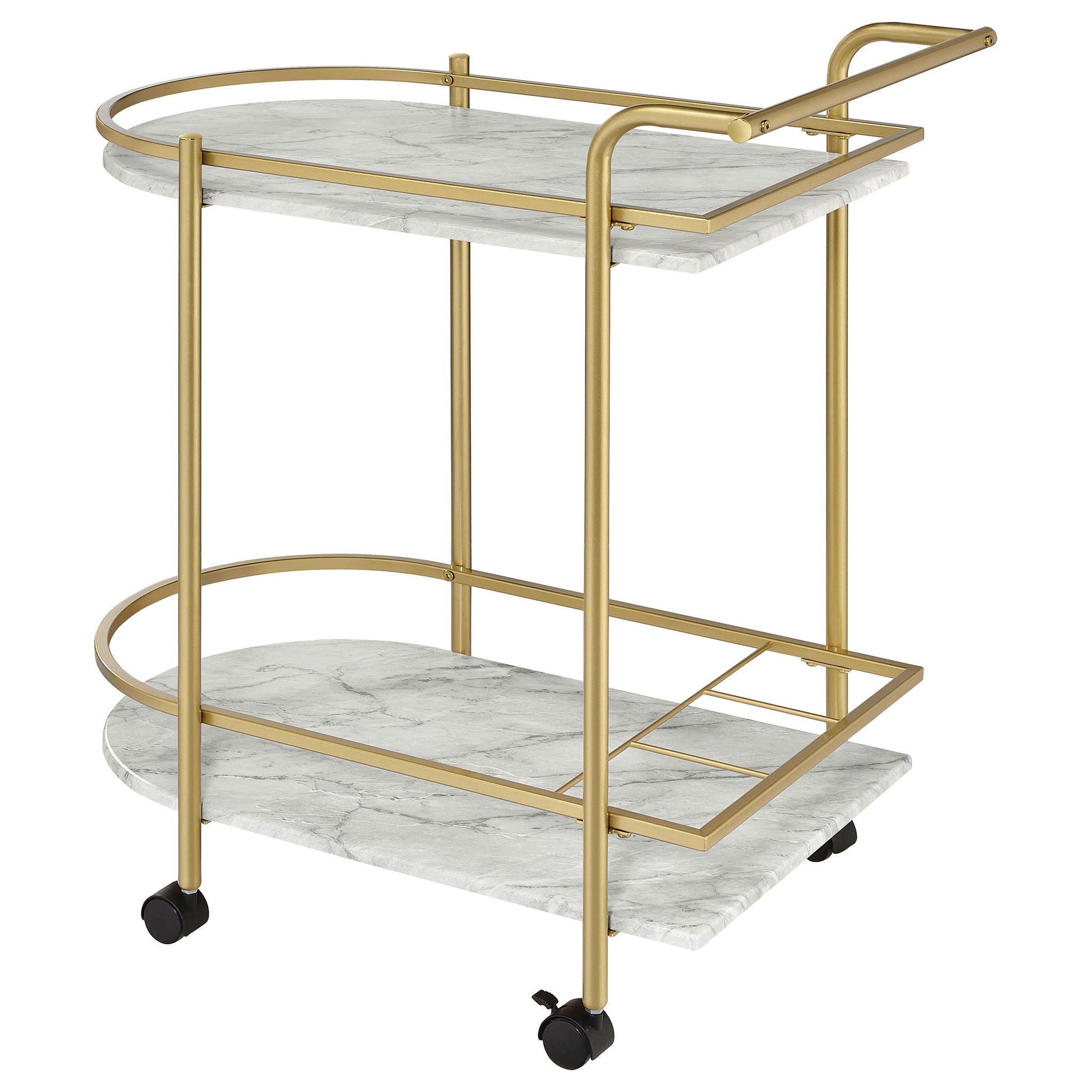 Serving Cart With Wine Rack