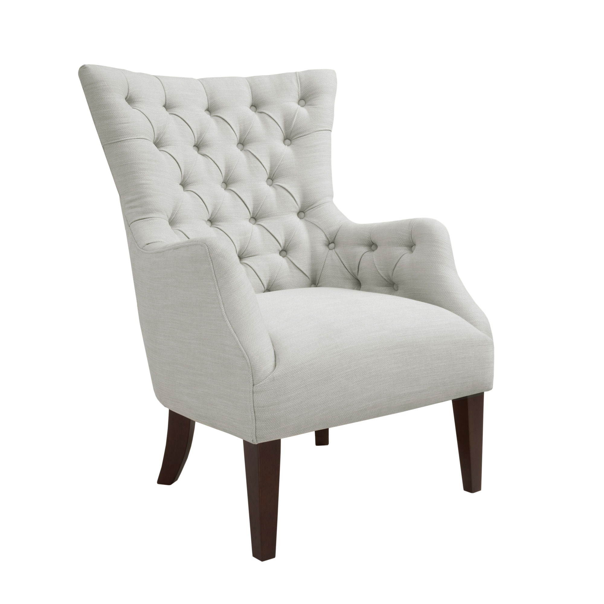 Hannah - Button Tufted Wing Chair