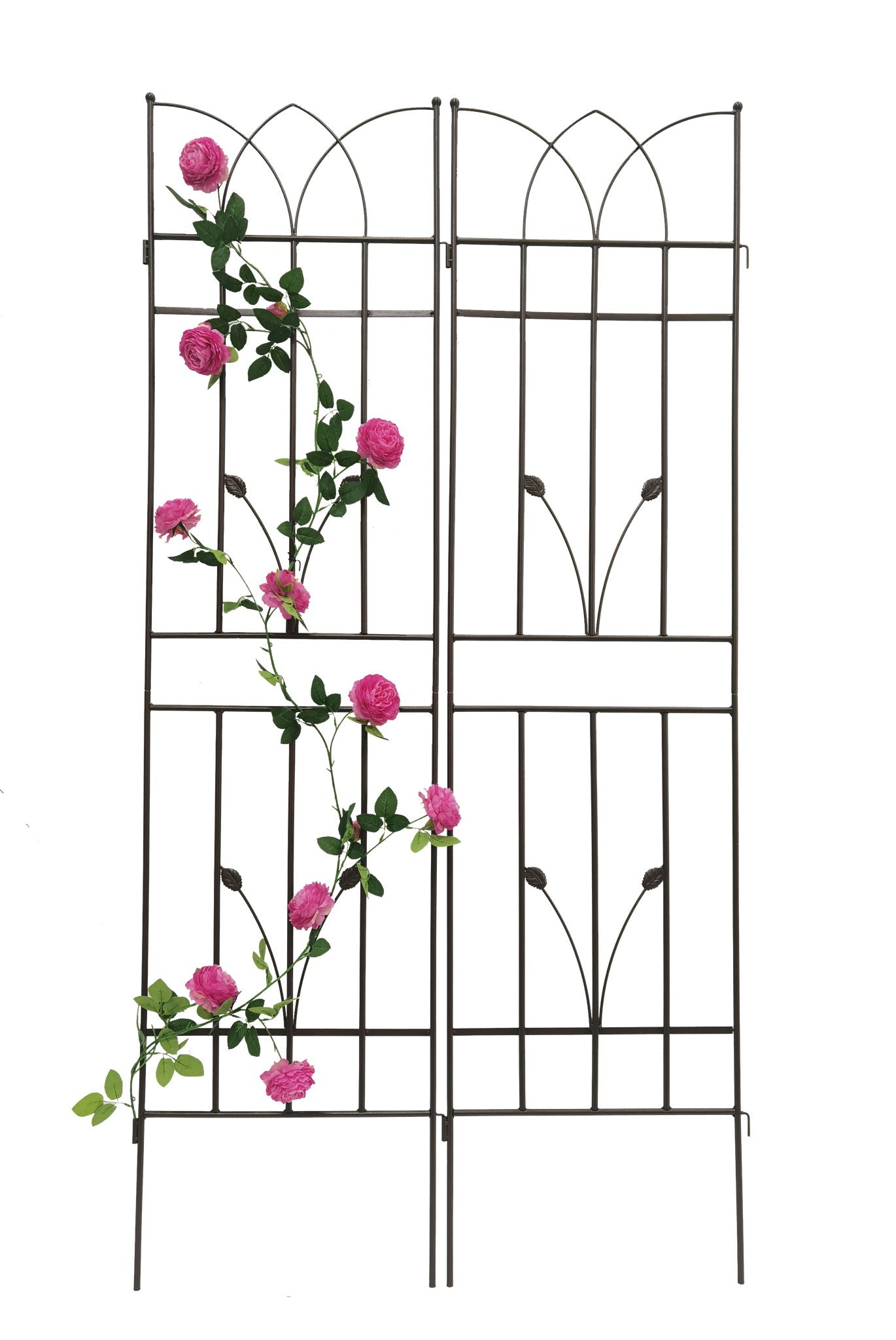 Metal Garden Trellis Rustproof For Climbing Plants Outdoor Flower Support