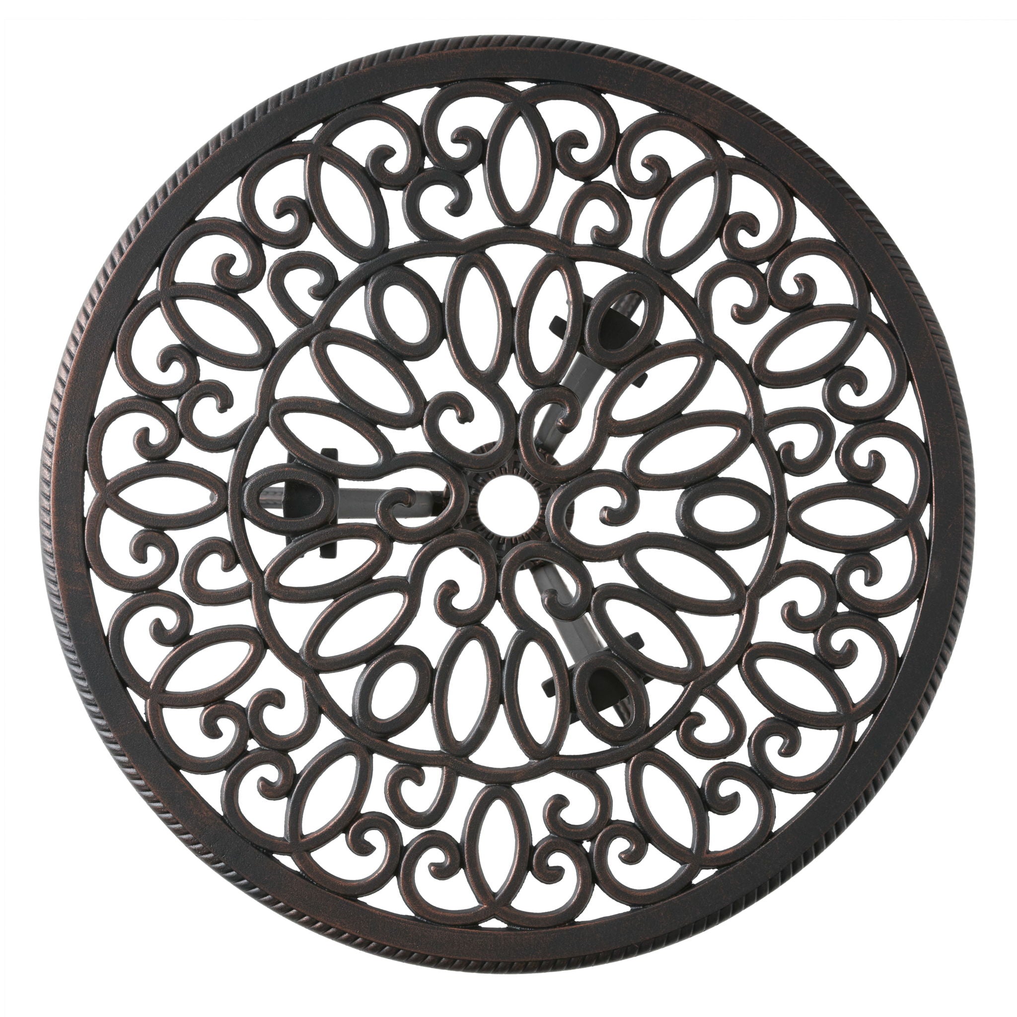 Charleston 3 Pieces Cast Bistro Set - Copper