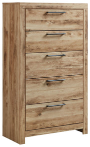 Hyanna - Five Drawer Chest - Tan Brown