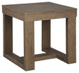 Ashley Furniture Cariton - Gray - Square End Table | Meri Furniture