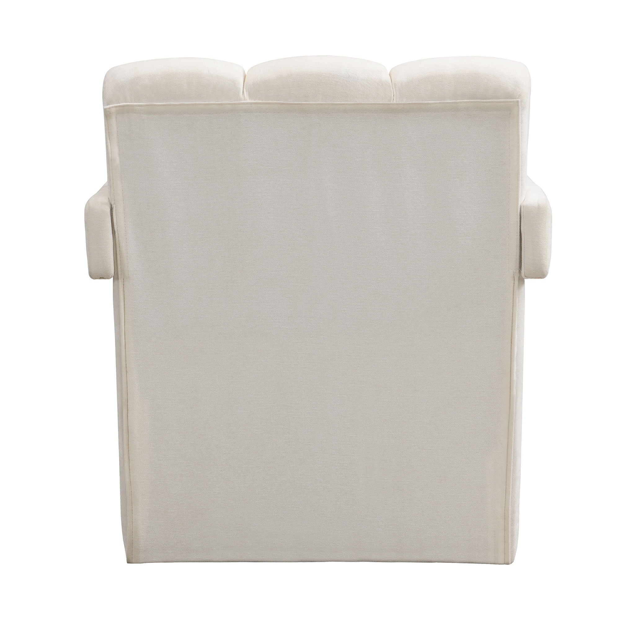 Modern Minimalist Leisure Armchair With L Shaped Armrests