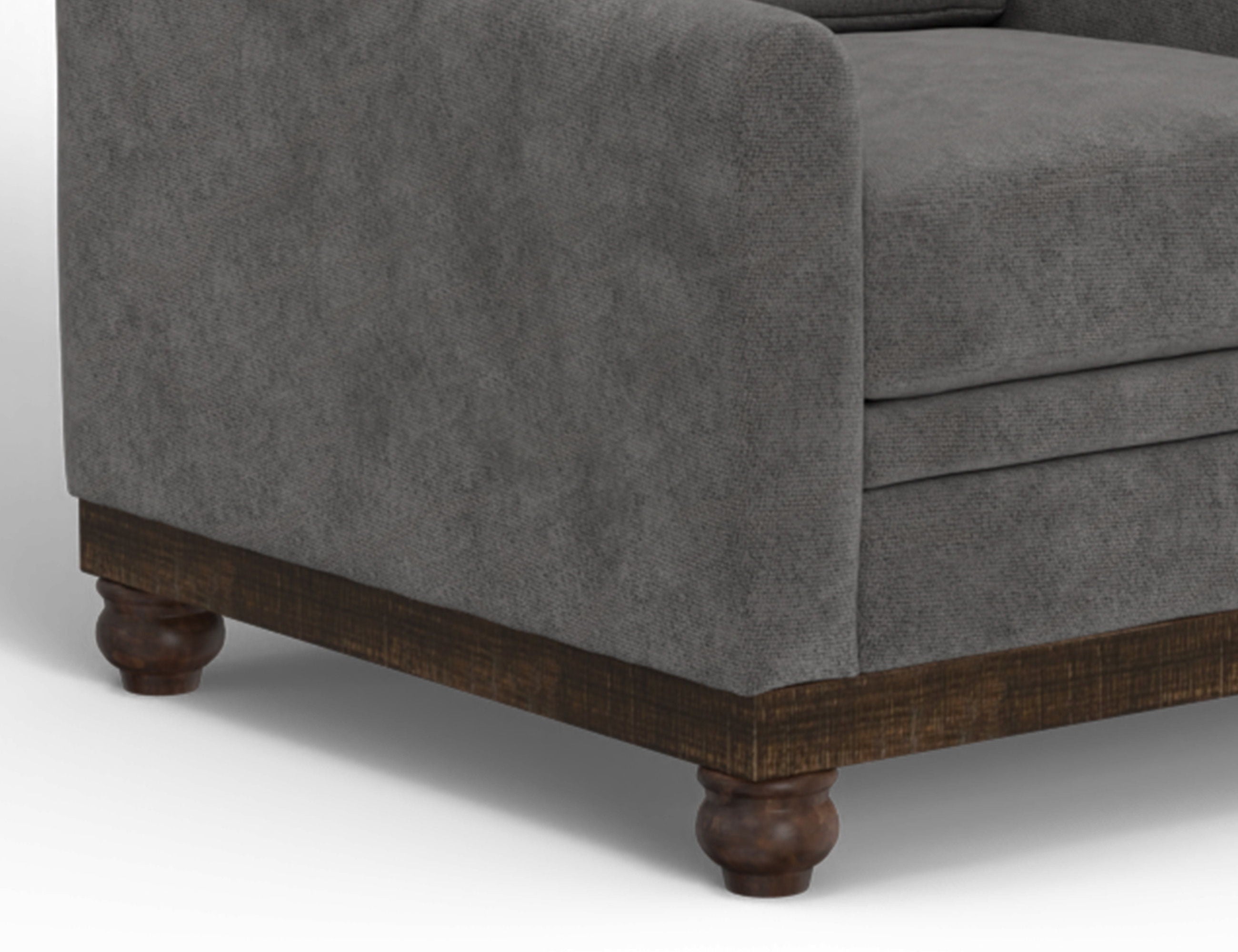 International Furniture Direct Pueblo Gray - Loveseat | Meri Furniture