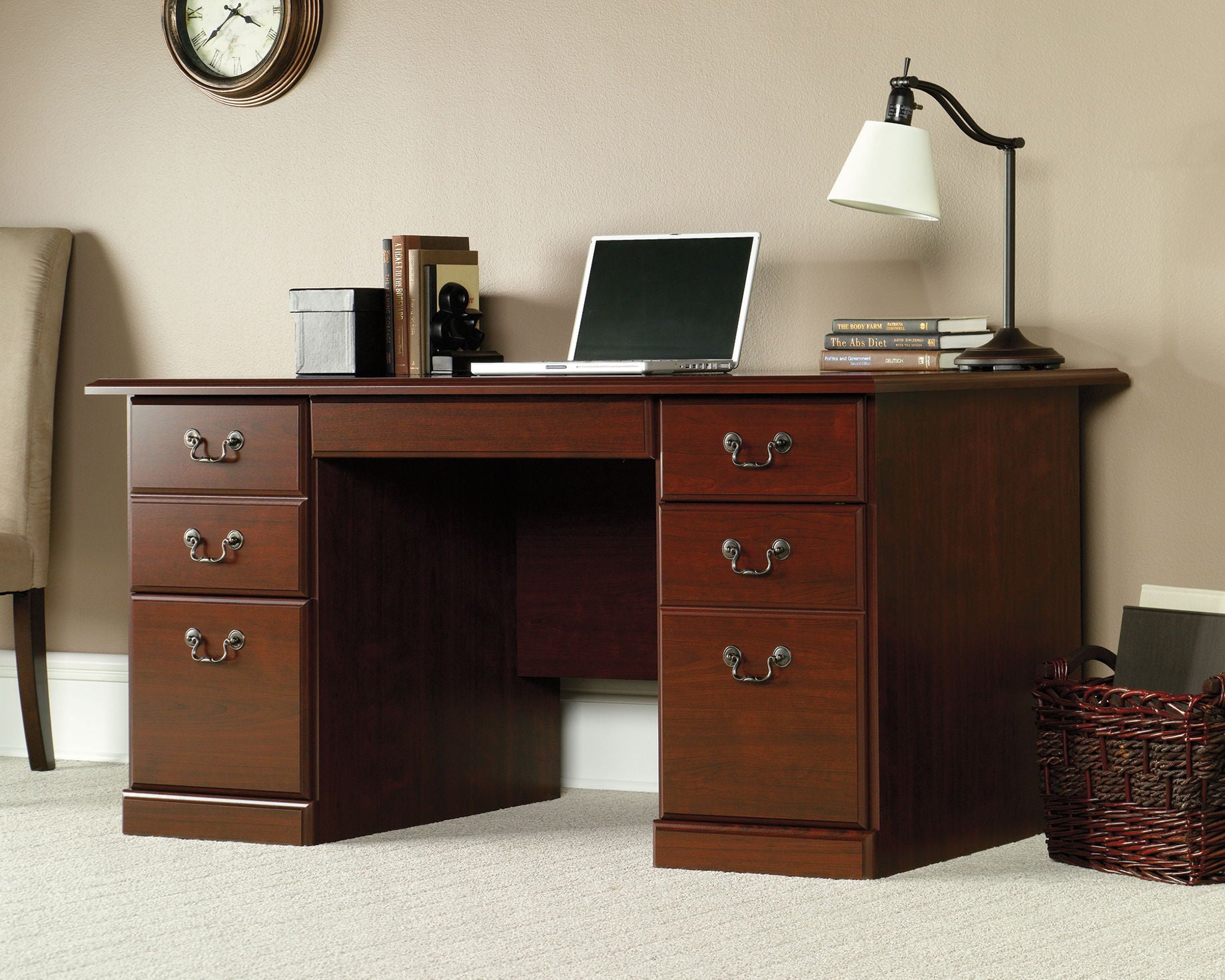 Heritage Hill Computer Desk Classic Cherry