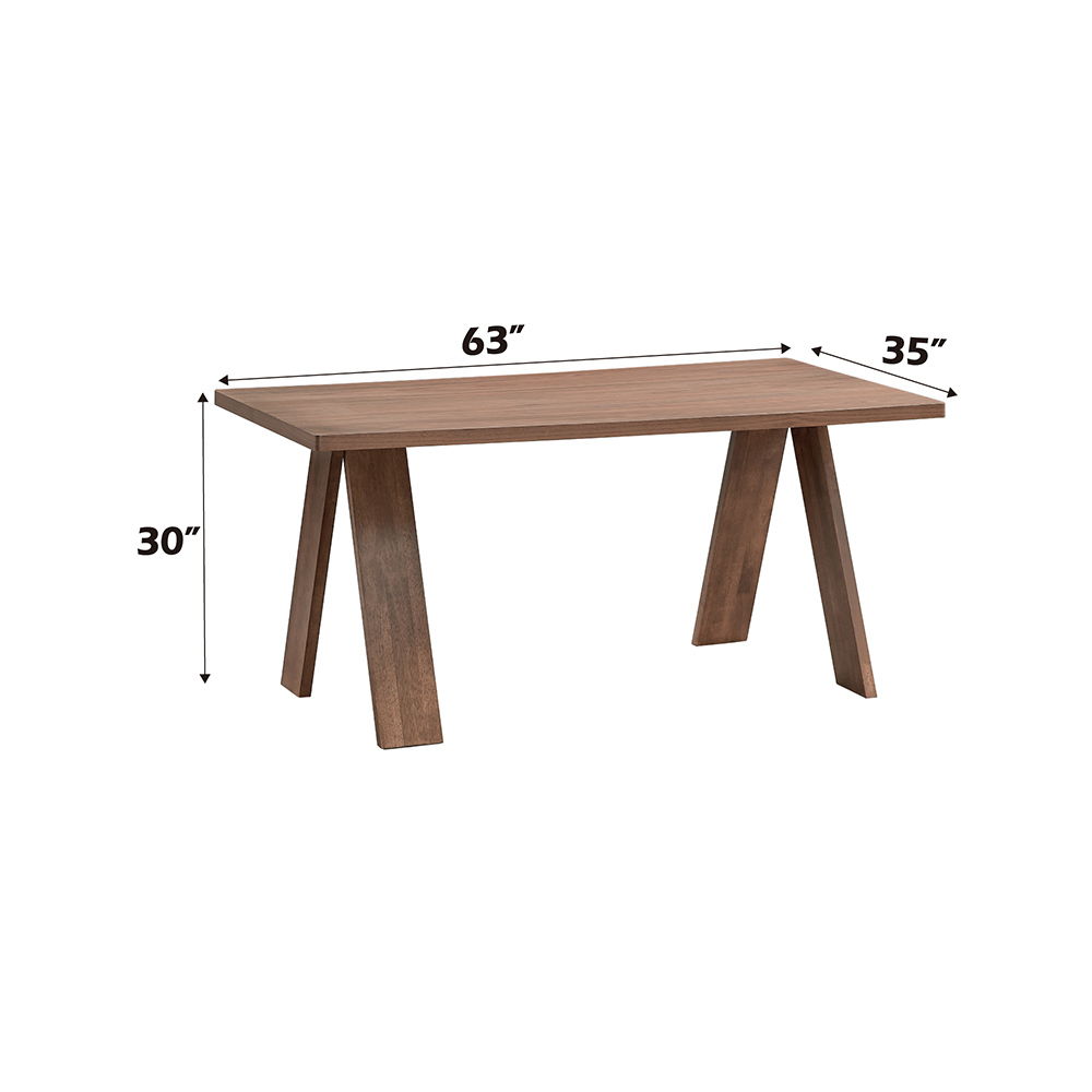 ACME Sarha - Dining Table - Walnut Finish | Meri Furniture